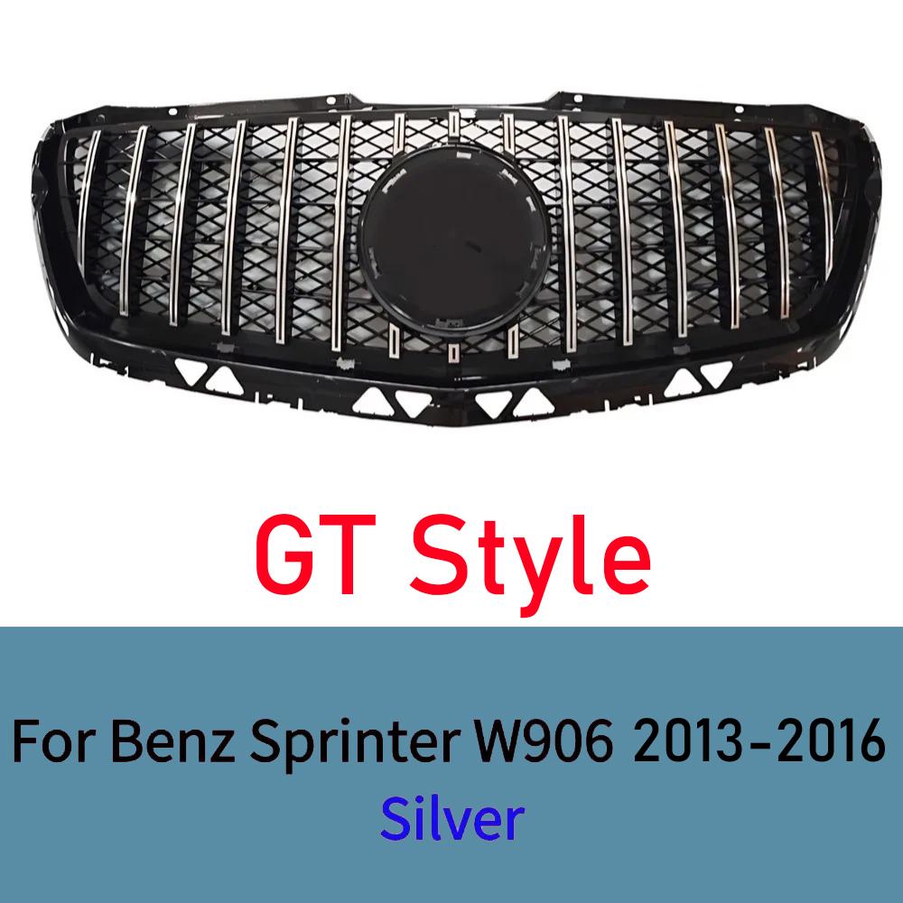 For Mercedes Sprinter W906 2009-2012 2013-2016 Front Grille Mesh Black Glossy Upgrade Body Kit Tuning Exterior Car Accessories