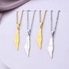 Vintage ISR PS Map Pendant Necklace Women Men Fashion Jewelry Gift