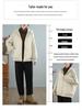 New Autumn/Winter Women's Korean-Style Thickened Hooded Jacket - Simple, Fashionable, and Warm.
