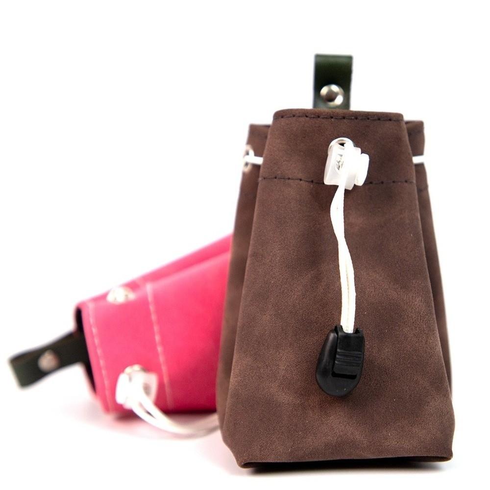 Leak-proof Dog Treat Pouch Waterproof PU Food Dispenser Bag Pet Snack Pouch  Travel