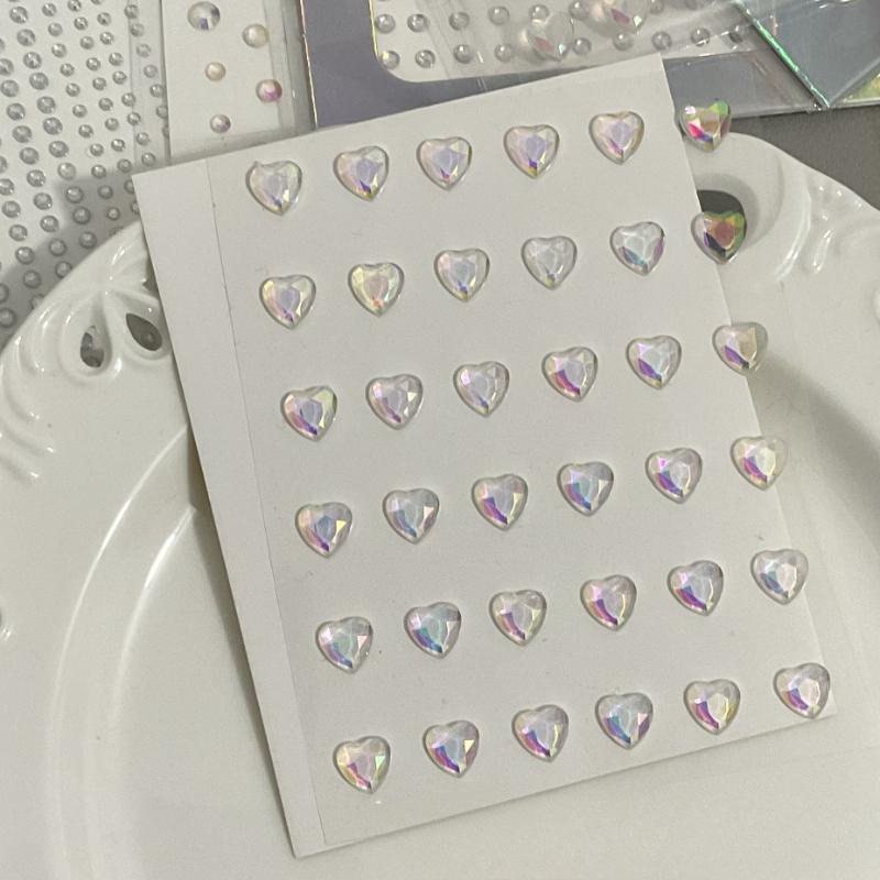 Neue Strass-Schmetterlings-Gesichtsaufkleber mit Perlen, temporäre Tattoo-Aufkleber, langlebig, wasserdicht, Glitzer-Lidschatten, Körper für Festival-Make-up