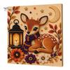 Ghost Pumpkin Art Craft Halloween Faux Pearl Kit, 3D Painting DIY Spooky Gem for Beginners Cute Set Adults, Autumn Home Wall Decor Crafting
