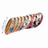 Willow Leaf Chinese Bamboo Joint Bangle Grid Bamboo Women's Hand Bracelet  Ladies