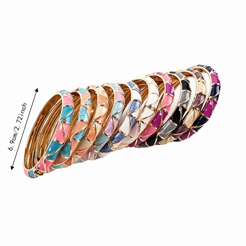 Willow Leaf Chinese Bamboo Joint Bangle Grid Bamboo Women's Hand Bracelet Ladies