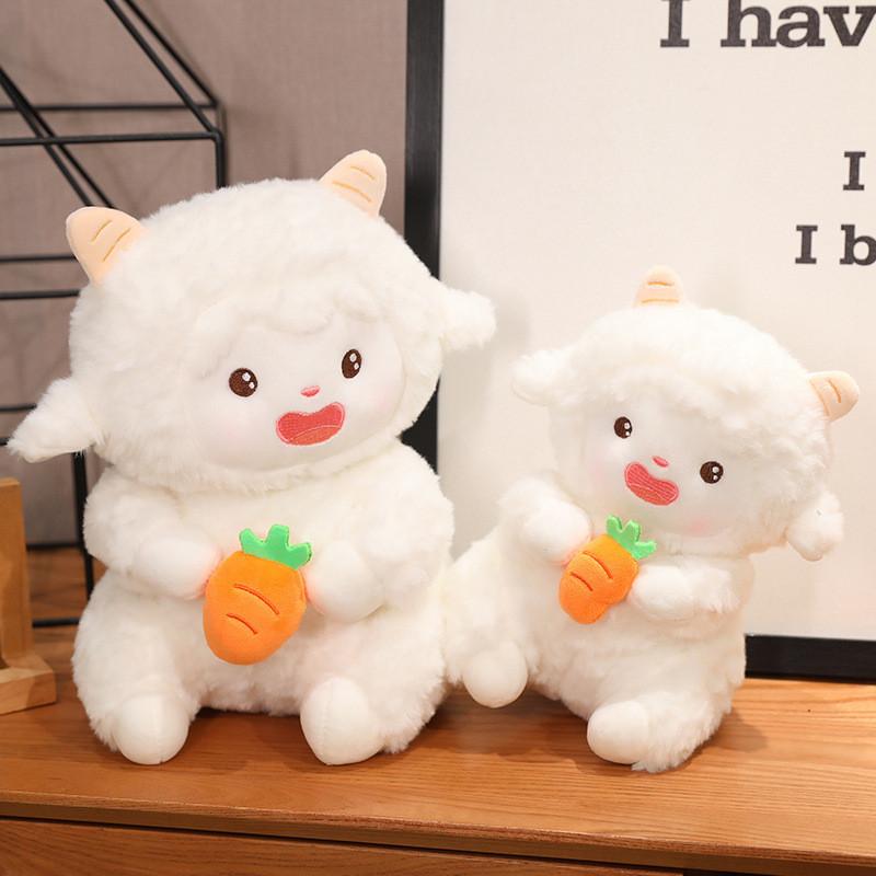 Plush Lamb Articulated Toy With Movable Joints Stuffed Animal Doll Kids For