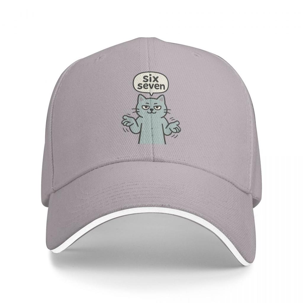 Baseball Caps 67 Funny Cat Six Seven Meme Gen Z Alpha Trending Graphic FeUnisex Unisex Outdoor Summer Caps