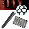 Car Rear Tail Light Cover Black/White Honeycomb Sticker Tail-lamp Decal Accessories