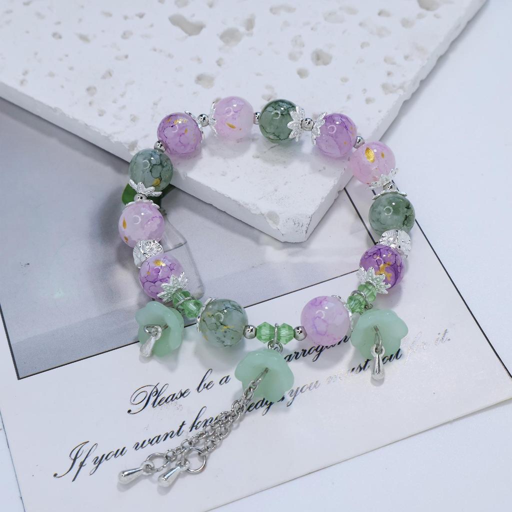 Mori Style Mermaid Crystal Bracelet – Versatile Niche Design for Women, Ideal for Students and Best Friends