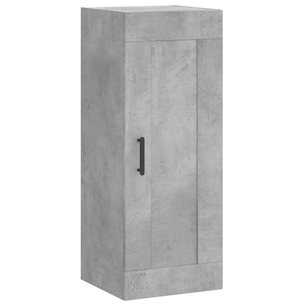 Highboard Concrete Grey 34.5 x 34 x 180 cm Particleboard