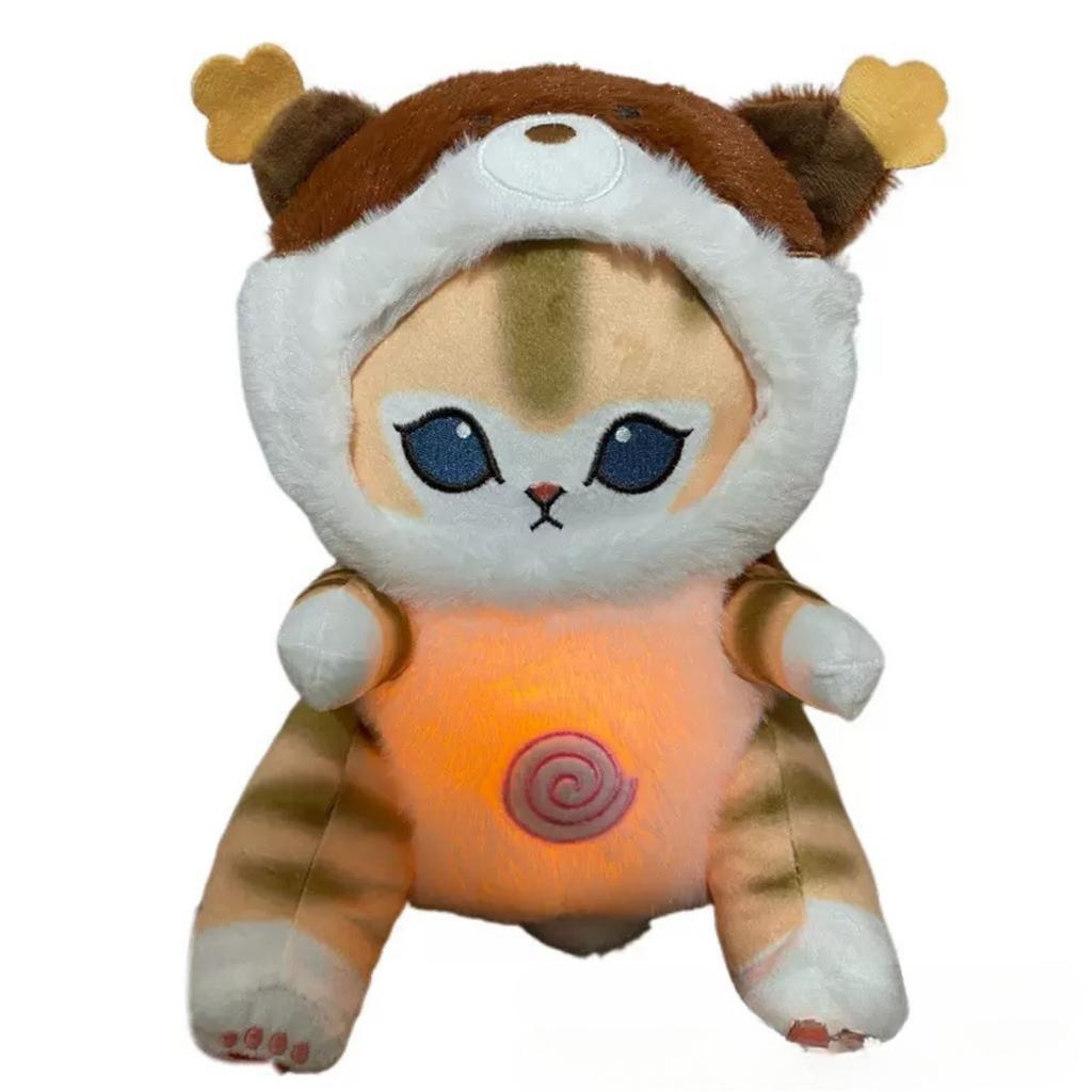 JOYBLISS Baby Truskawkowy Osiołek Pluszowa Zabawka Wypchana Kreatywna W Owoc Transformacja Oddychający Osiołek Lalka do Spania 30 cm dla Dziecka Prezent Urodzinowy