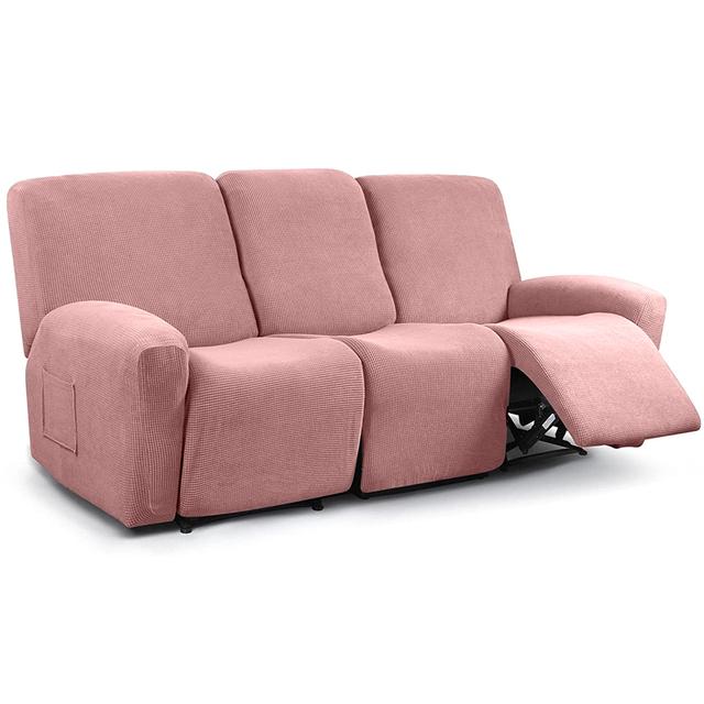 Polar Fleece Recliner Chair Covers Armchair Lazy Boy Recliner Sofa Covers Anti-Slip Home Decoration Recliner Chair Covers 3 Seat