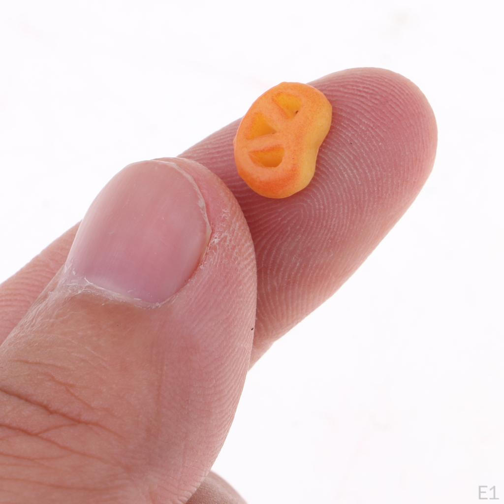 1/12 Dollhouse Miniatures 10pcs Mini Cookies Doll House Kitchen Food Decoration