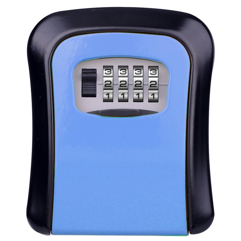 Wall-mounted Metal Key Box: Decorative Storage for Homestays