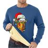 Men Sweatshirt Christmas Shirt Long Sleeve Funny Holdiay Crewneck Xmas Tops