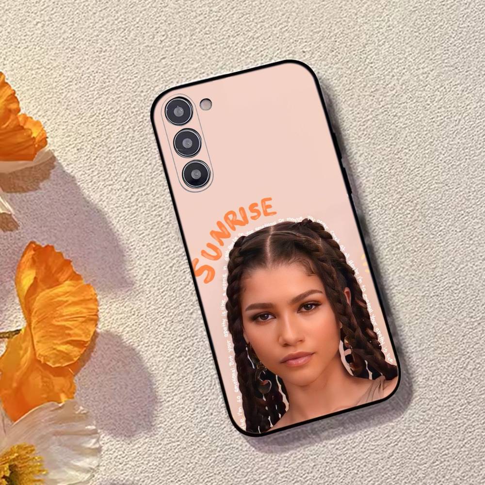 Z-Zendaya Hot Actress Phone Case For Samsung Galaxy A73,A72,A71,A70,A53,A52,A51,Soft Silicone Black Cover