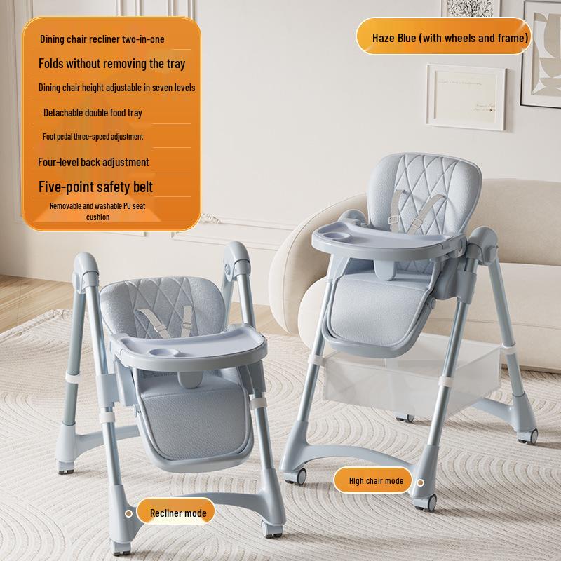 Multifunctional Portable Baby High Chair and Dining Table Set