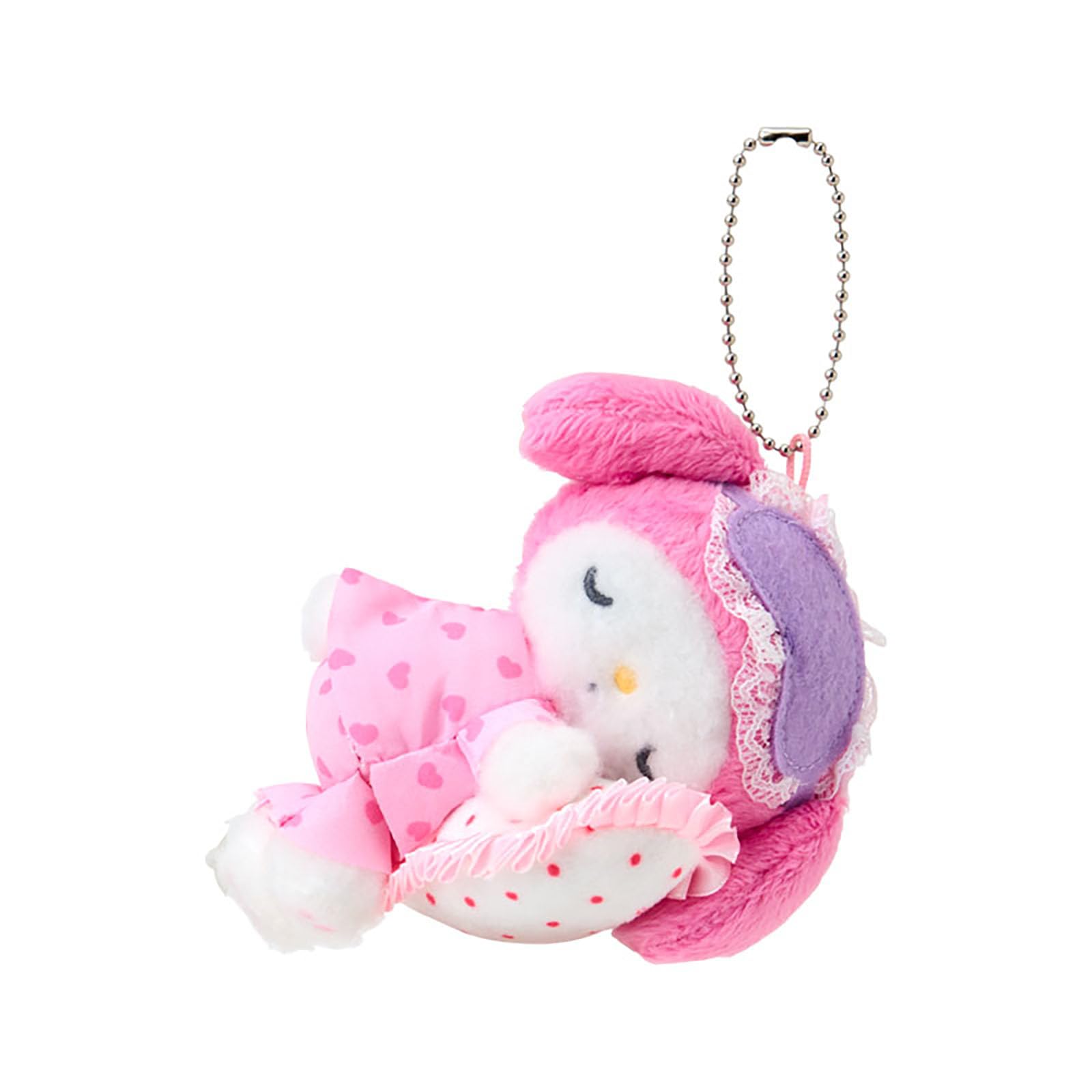 

Sanrio Mascot Holder Original My Melody My Melody Polyester and Ages 6 and 415251 Onemu (Netflix Anime & Kuromi) Steel, Up,