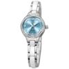 OLEVS Women's Ceramic Diamond Quartz Watch Waterproof Luminous Blue