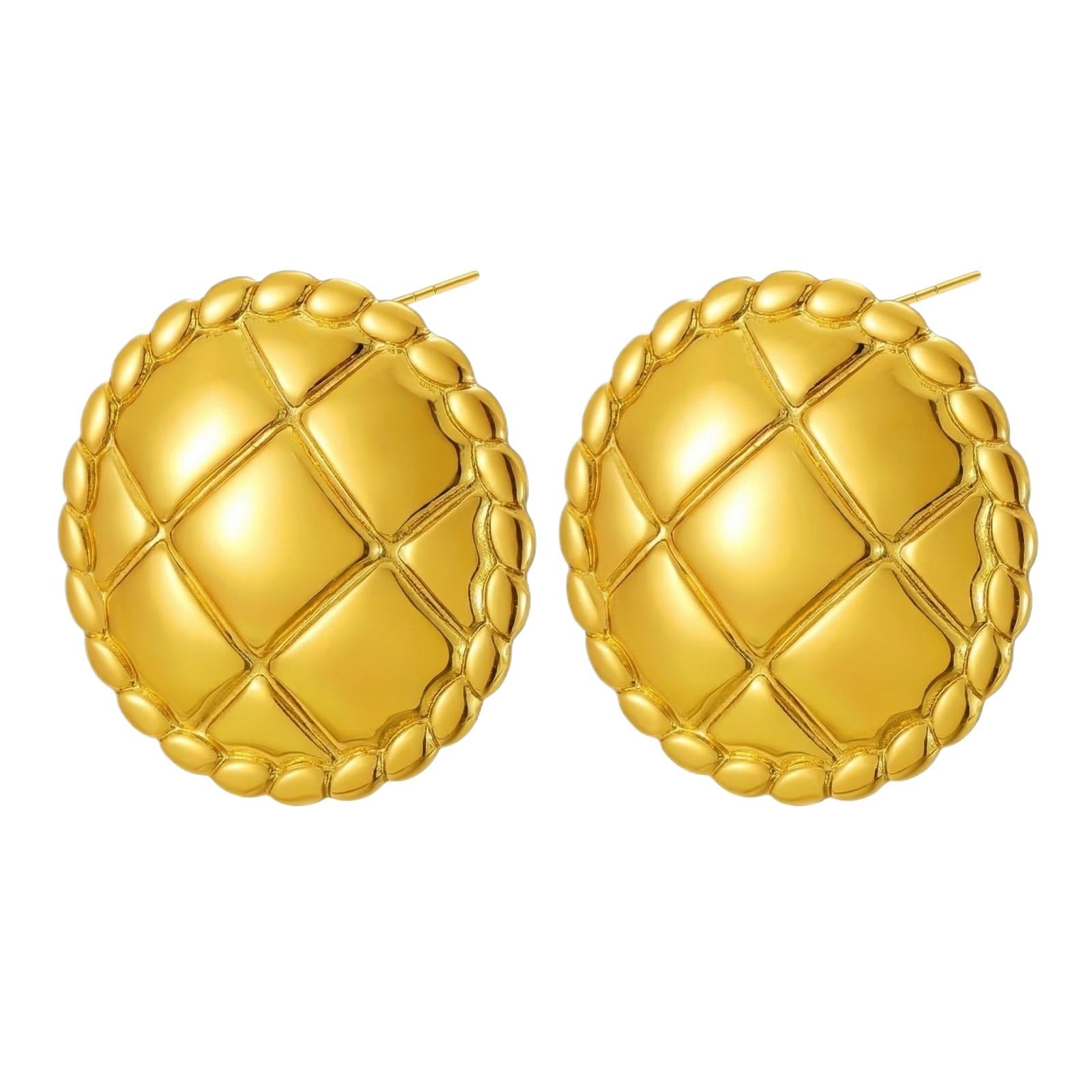 

Серьги из нержавеющей стали для женщин Винтажные Роскошные Стильные Титановые стальные украшения one size