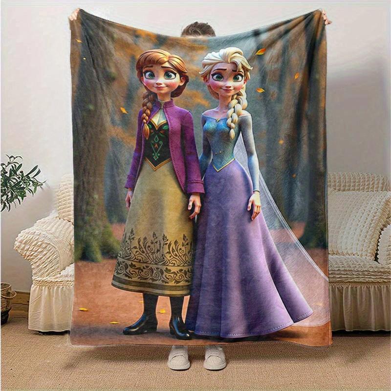 1pc, Cartoon Blanket, Seasonal Universal, Home Decoration, Throw Blankets, Cartoon Bedding, Soft Flannel Throw Blanket, Versatile & Cozy for Bedroom,