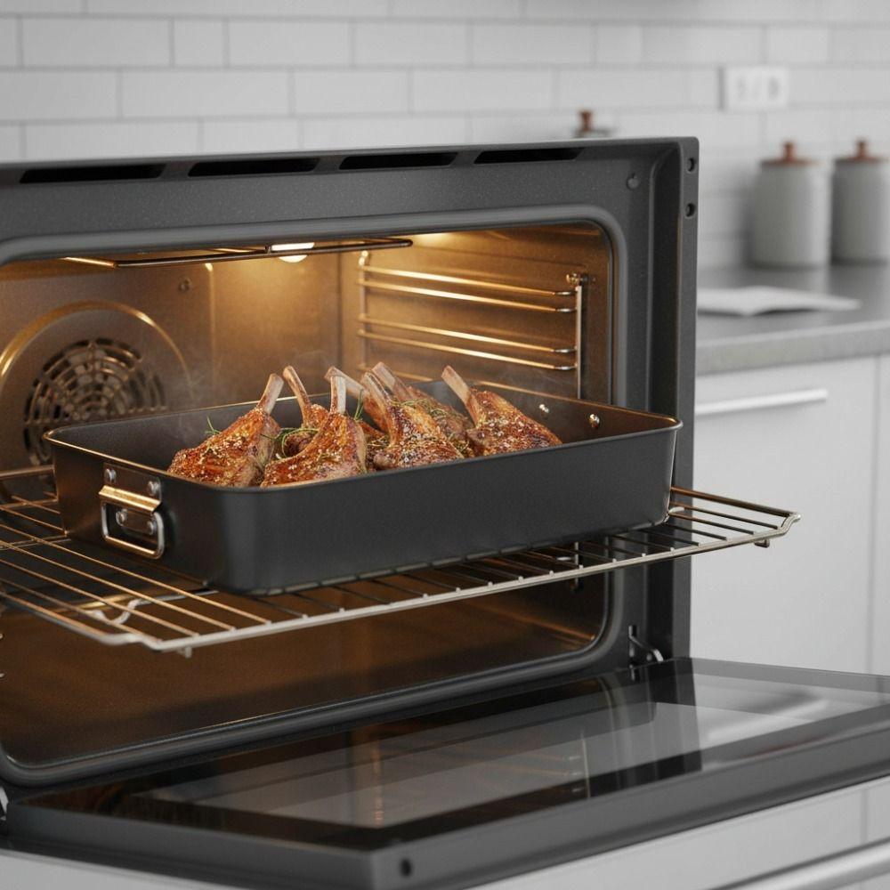 Carbon Steel Chicken Roasting Pan Rectangular Cake Pan Durable Lasagna Pan Oven
