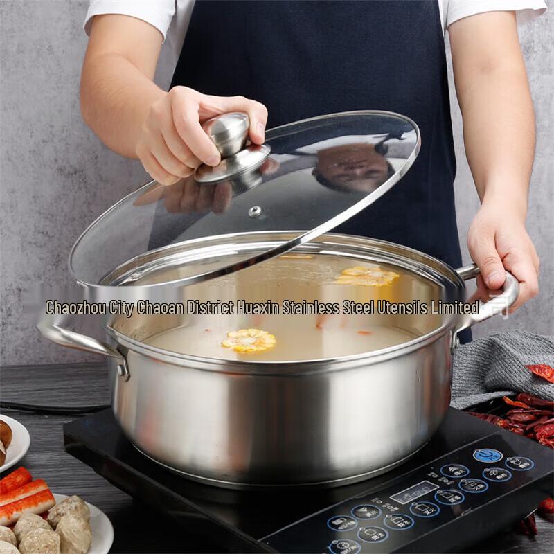 San Jiao Long 304 Edelstahl Induktionskochtopf