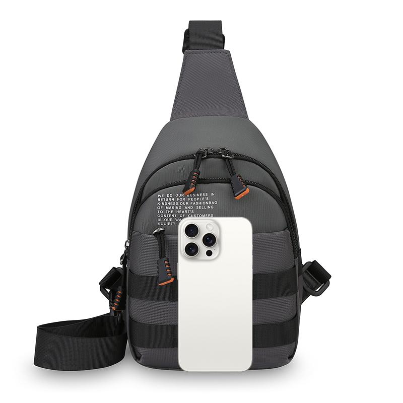 Men's Outdoor Crossbody Bag Lightweight Shoulder Bag Business Commuter Chest Bag