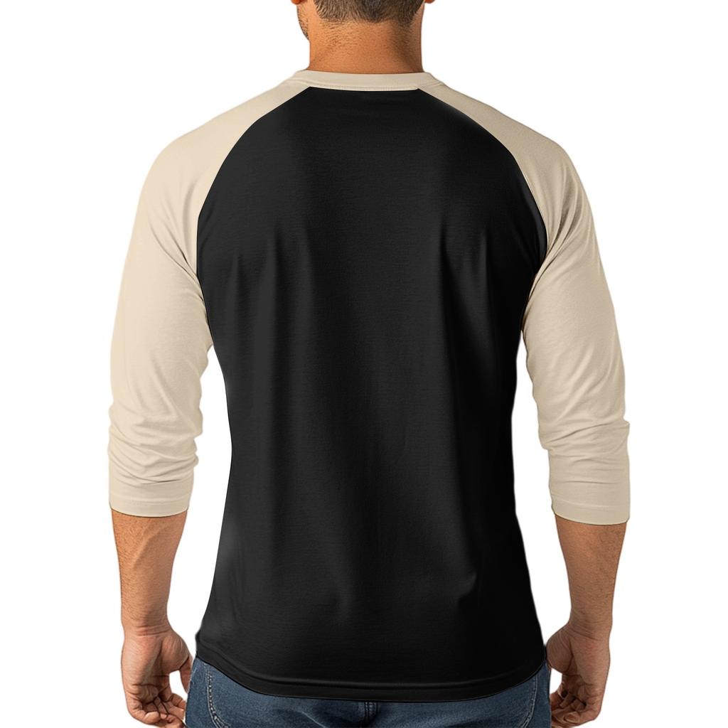 Men Henley Shirt Long Sleeve Raglan Crew Neck Button Front Casual Loose Fit Soft Cotton Blend Top for Everyday Wear