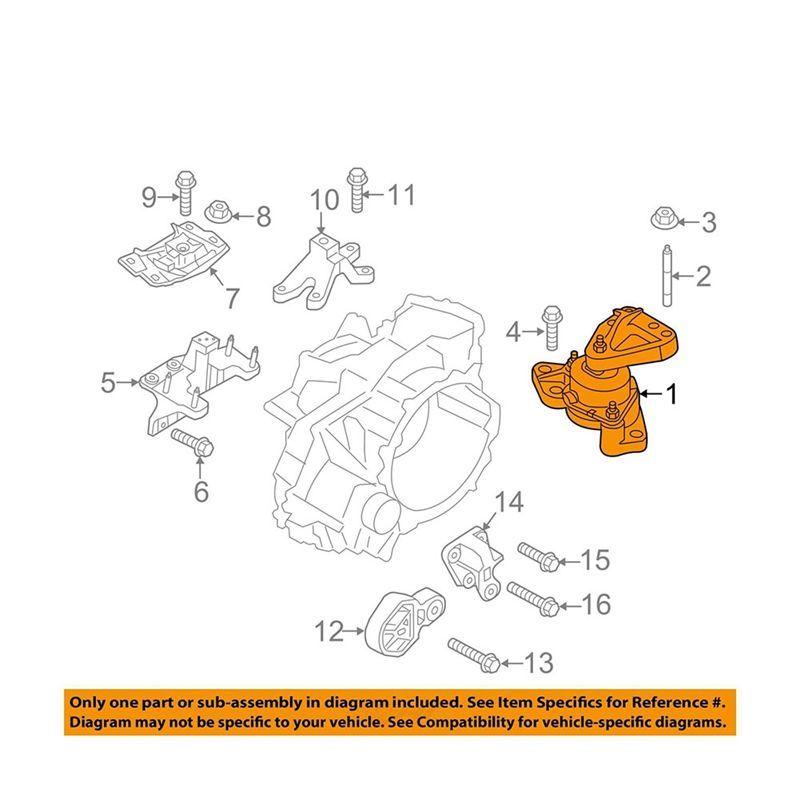Bb5z-6038F Engine Front Mount Transmission Support Accessories Parts For Ford Explorer 2012- 2.3T 2.0T