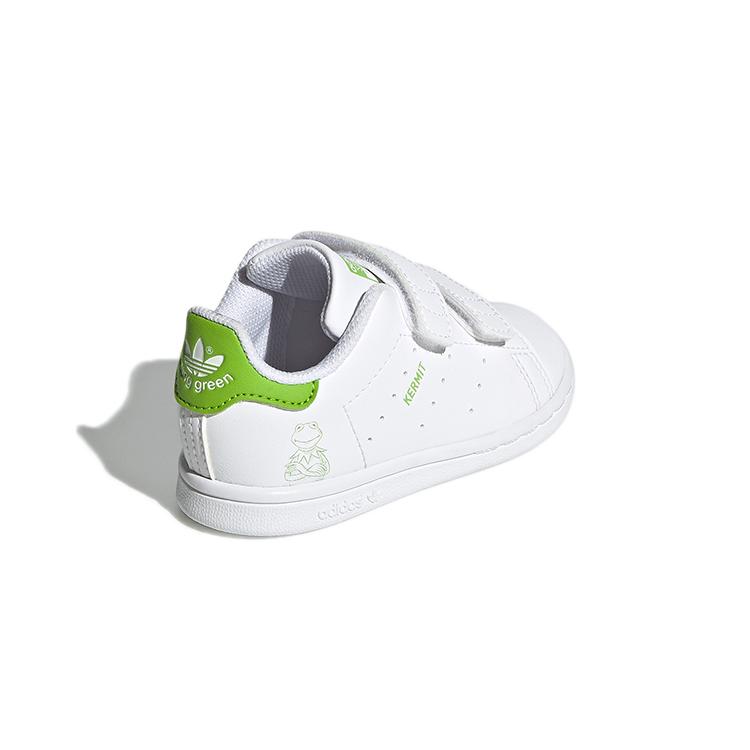 Kermit Žabák x Adidas Originals STAN SMITH Cf I Nízké Skateboardové Boty Bílé Zelené Pro Kojence a Batolata FZ1156