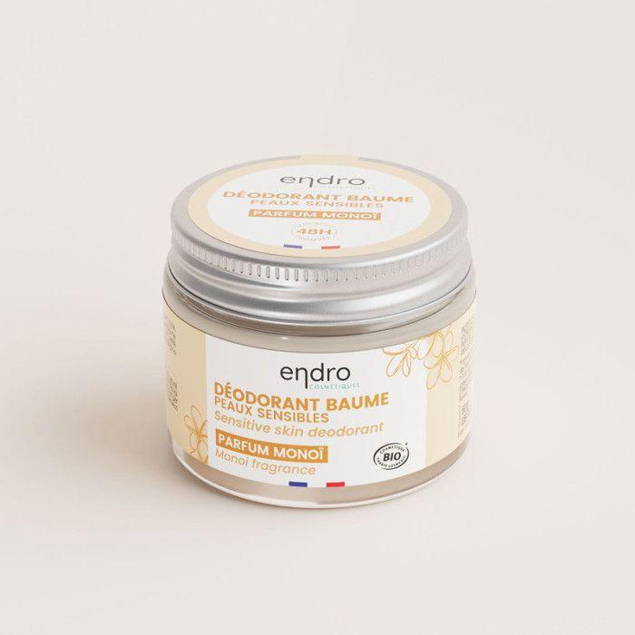 Deodorant - Endro - Monoï Balm - 50 G - Sensitive Skin - Bicarbonate-Free