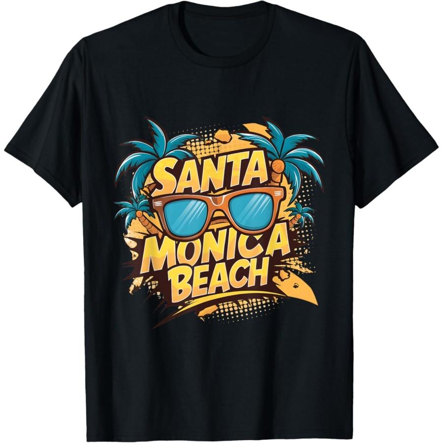 California Sunglasses Santa Monica Beach T-Shirt XXXXXL чёрный