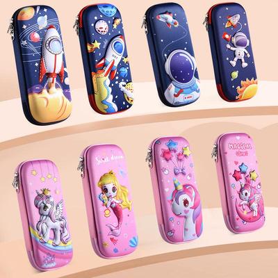 Astuccio 3D Cartone Animato in EVA - Impermeabile, Antiurto, Scatola Portapenne ad Alta Capacità per Bambini