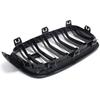 Wellvie Stilig 3-serie Nyregrill Frontgrill Kompatibel med og F35 Dobbeltfinne M Bil Venstre og Høyre Eksteriør Bil Tilpasset Passform F30, F31, Serie,