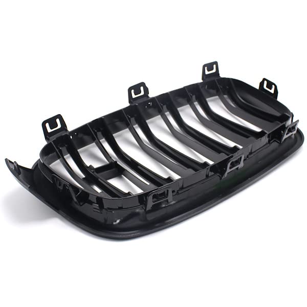 Wellvie Classy 3 Series Kidney Grille Front Grille Compatible with and F35 Double Fin M Car Left and Right Exterior Car Custom Fit F30, F31, Series,