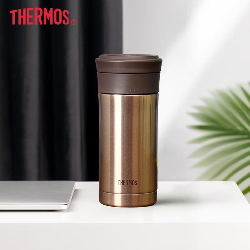 THERMOS 350ml Stainless Steel Insulated Tea Mug with Filter