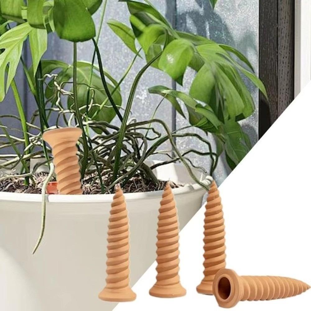 Automatic Irrigation Plant Watering Stakes Natural Clay Auto-Water Irrigation System  Vegetables