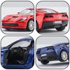 Chevrolet Corvette C7 Grand Sport Simulation Diecast & Toy Vehicle Pull Back Car & Doors Open RMZ City 1:36 Alloy Supercar Model