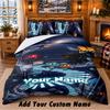 Amazing World of Gumball Custom Name 3Pcs Bedding Set 1 Bed Sheet 2 Pillowcases Bedroom Home Decor