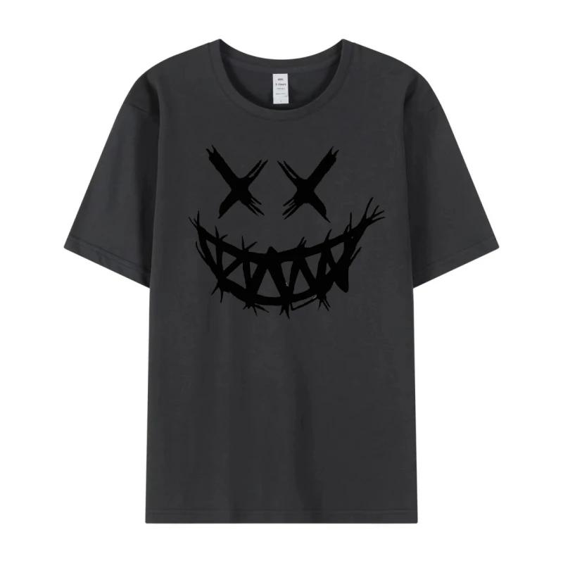 Cool Devil Print  Personalized Tshirt Comfortable and Fashionable Unisexs and Womens T Shirt Devil Pattern Design