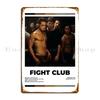 Fight Club Alternative Modernes Filmplakat Metallplakette Malerei Club Wandplakette Garage Benutzerdefiniertes Blechschild Poster