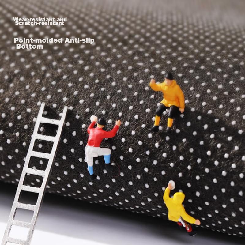 Budisi Entrance Door Mat, Doormat for Entryway, Cuttable Absorbent Non-Slip Foot Mat for Entrance, 80*50CM