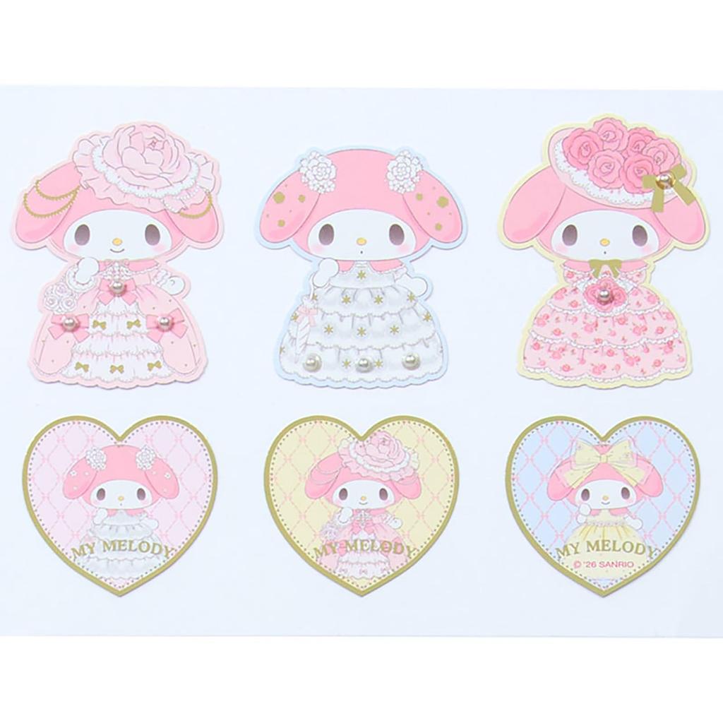 Sanrio Sticker Set My My Melody 684511 (Lady Melody)