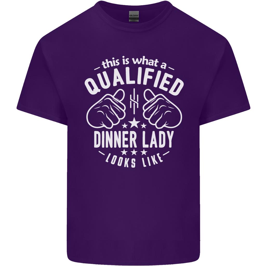 A Qualified Dinner Lady Looks Like Unisexs Light Cotton TShirt