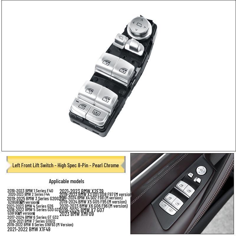 Power Window Switch Button Accessories for BMW 5 Series & 7 Series G30 G38