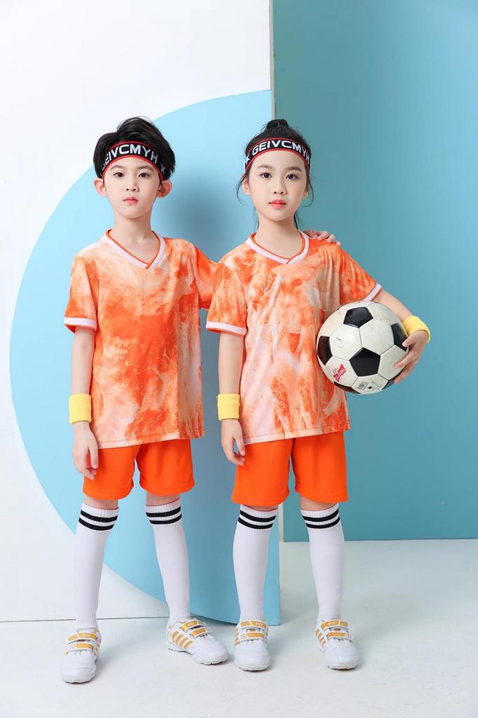Football Suit Men'S And Women'S College Students Short-Sleeved Sports Adult Children'S Quick-Drying Training Suit Competition Jersey Summer 701