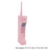 Modello di Telefono Cellulare in Mattoni Cellulare Vintage Oggetto di Scena Vecchio Stile Simulazione Oggetti di Scena Fotografici Ornamenti Stilizzati Rosa