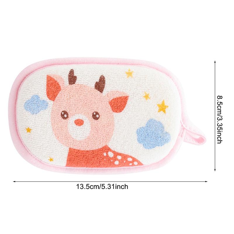 Baby Bath Sponge Soft Cartoon Shower Sponge Body Wash Sponge For Kids Bath Hair