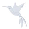 Metal Hummingbird Bird Wall Hanging Artwork Colorful Bird Art Crafts Living Room Ornament Outdoor Garden Decoration