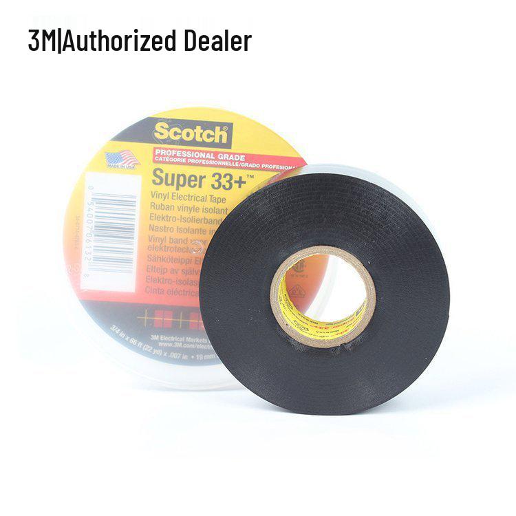 3M Super33+ PVC Wear-Resistant, Corrosion-Resistant, Flame-Retardant Electrical Insulating Tape Available